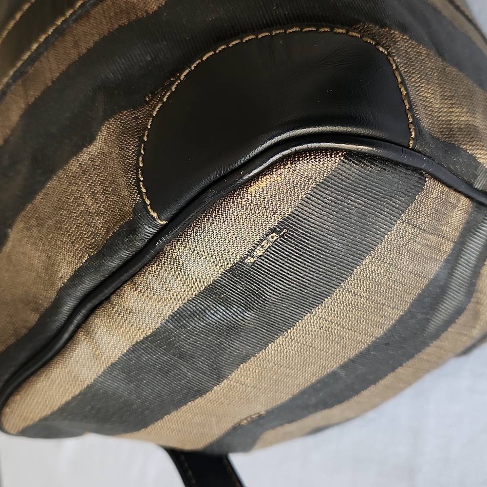 FENDI Pequin Boston Bag w/COA & dustbag - Picture 11 of 16
